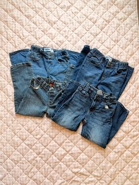 Assorted Kids Blue Denim Jeans lot of 4